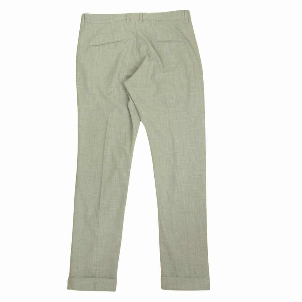 1piu1uguale3 ウノピュウノウグァーレトレ MRP443 POE172 x LEON 軽SET UP PANTS セットアップ パンツ グレー系 4【美品】【中古】