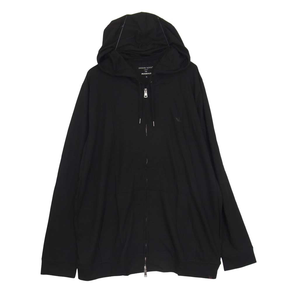 1piu1uguale3 ウノピュウノウグァーレトレ MRB490 113 × DEREK ROSE ZIP PARKA ジップ パーカー ブラック系 XL【美品】【中古】
