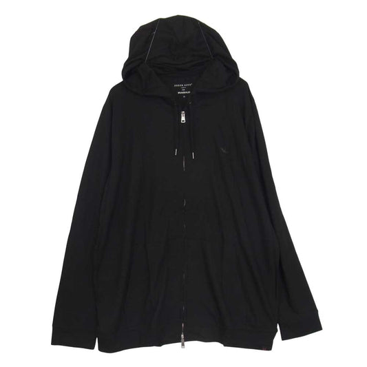 1piu1uguale3 ウノピュウノウグァーレトレ MRB490 113 × DEREK ROSE ZIP PARKA ジップ パーカー ブラック系 XL【美品】【中古】