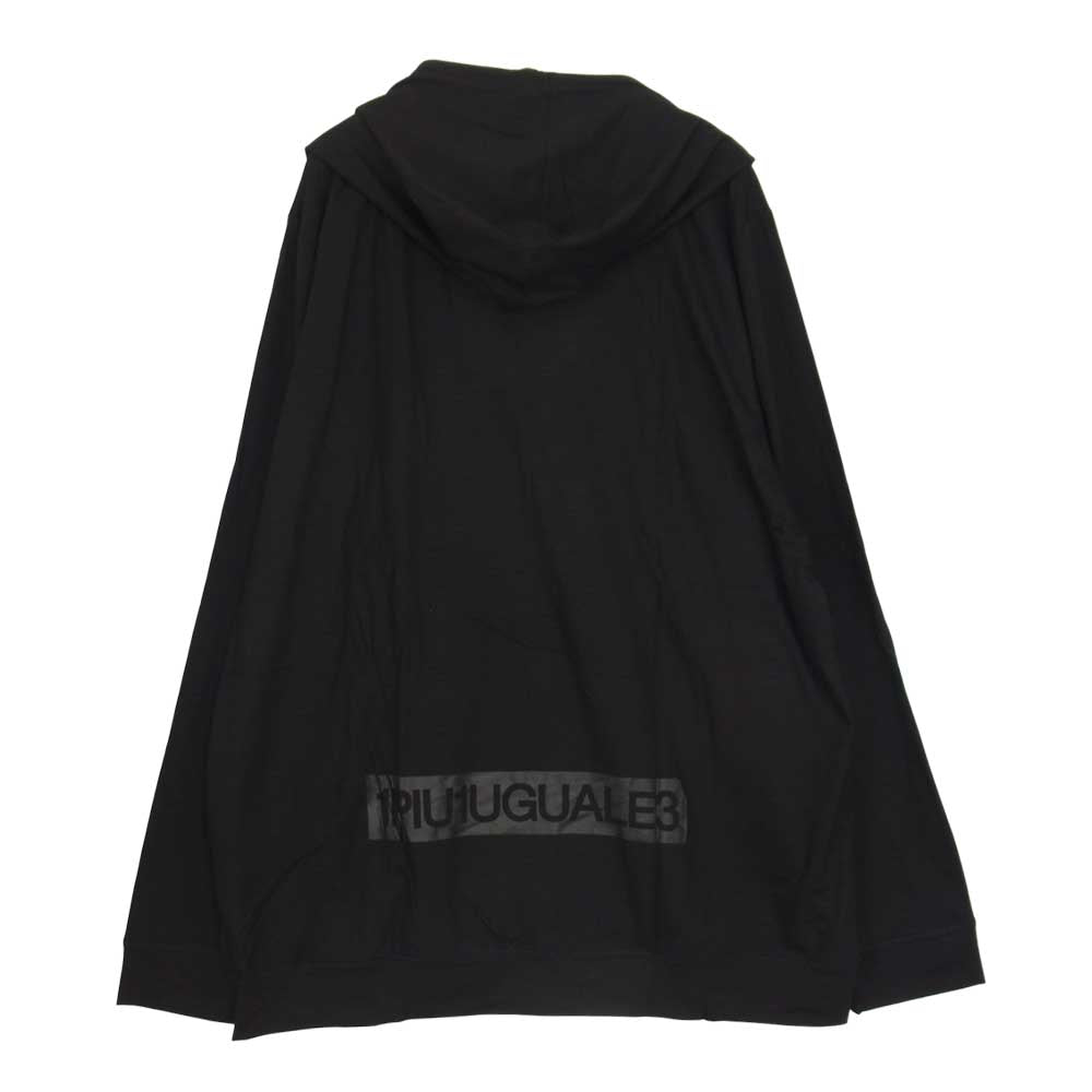 1piu1uguale3 ウノピュウノウグァーレトレ MRB490 113 × DEREK ROSE ZIP PARKA ジップ パーカー ブラック系 XL【美品】【中古】