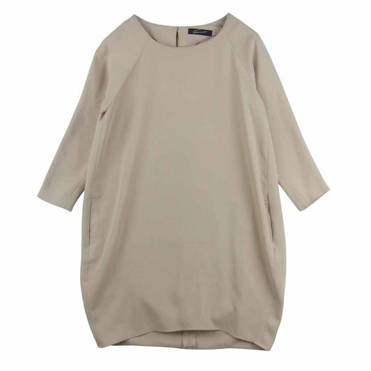 スタニングルアー 七分袖 ロング ブラウス カットソー フィリピン製 ベージュ系 36【中古】