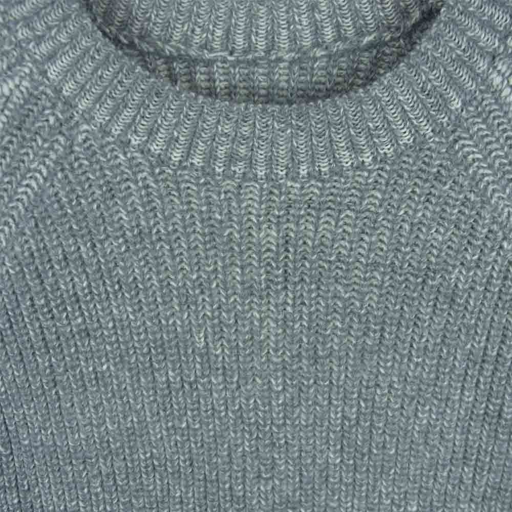 ISSEY MIYAKE イッセイミヤケ HA63KT330 HaaT ハート ライン ロング 半袖 ニット カットソー グレー系 2【中古】