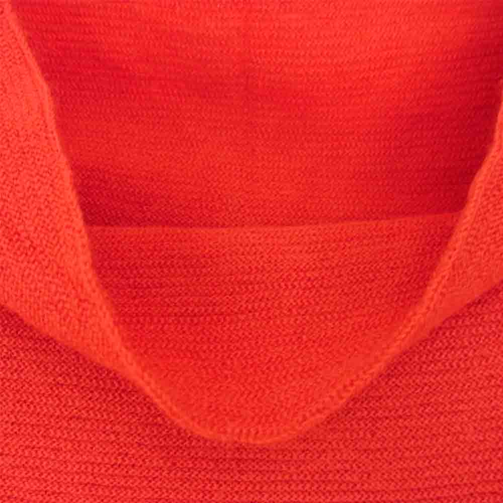 ISSEY MIYAKE イッセイミヤケ 132.5 IL03KN732 FLAT RIB KNIT フラット リブ ハイネック ニット レッド レッド系 2【中古】