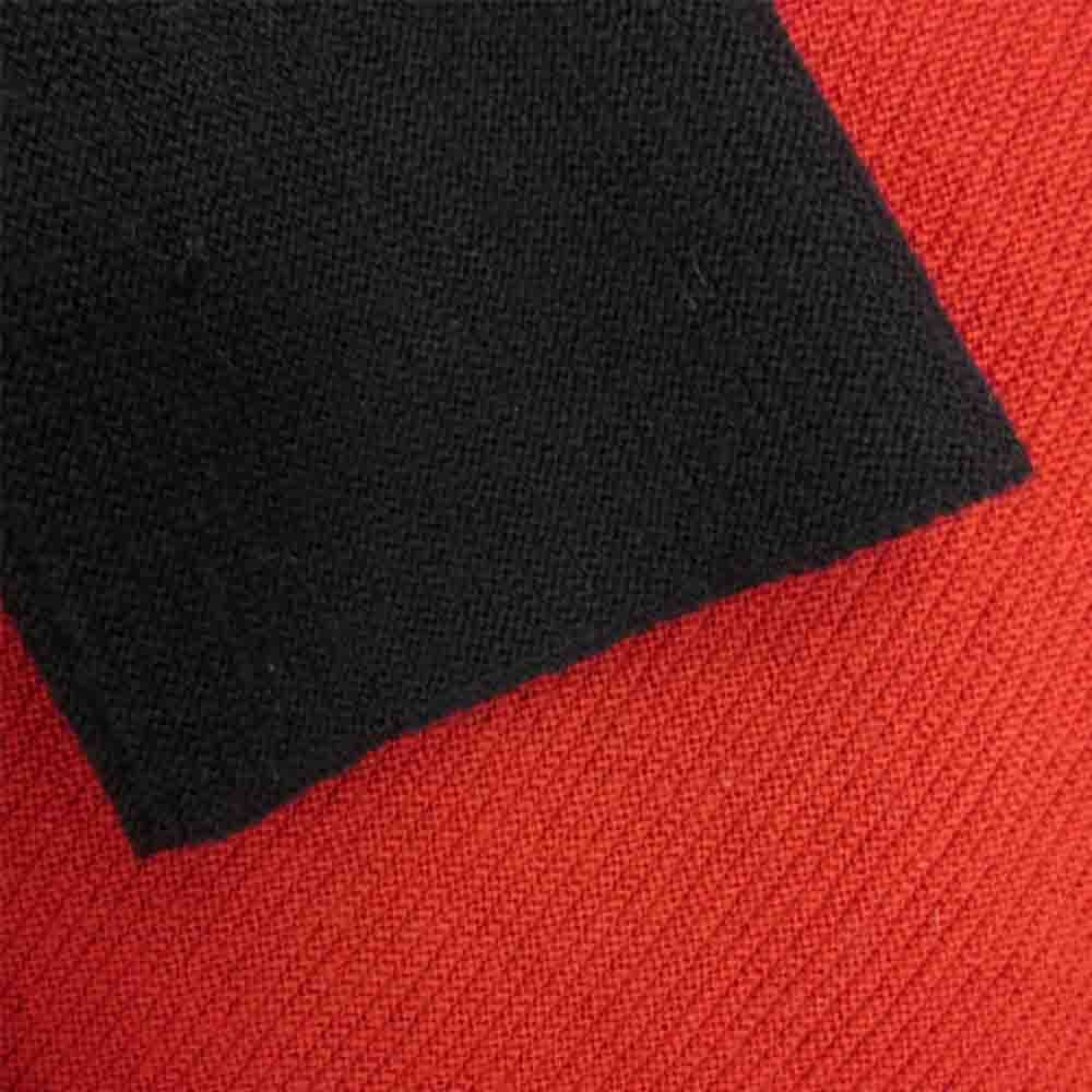 ISSEY MIYAKE イッセイミヤケ 132.5 IL01KN701 バイカラー 斜行 変形 リブ ニット レッド系 2【中古】