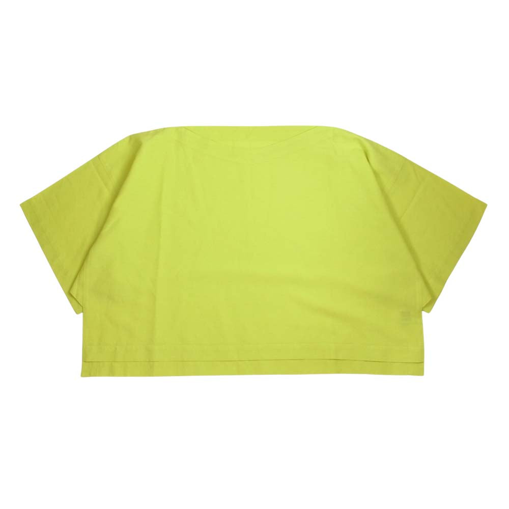 ISSEY MIYAKE イッセイミヤケ 132.5 IL01FJ351 ボックスシルエット 半袖 ワイド ブラウス イエロー系 3【中古】