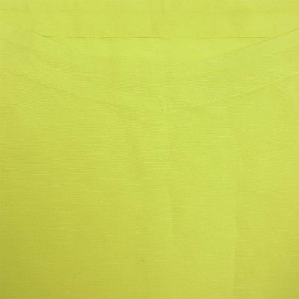 ISSEY MIYAKE イッセイミヤケ 132.5 IL01FJ351 ボックスシルエット 半袖 ワイド ブラウス イエロー系 3【中古】