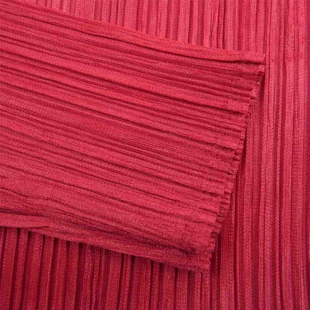 PLEATS PLEASE プリーツプリーズ イッセイミヤケ PP91-JK551 プリーツ加工 フレア 半袖 カットソー ピンク系 3【中古】