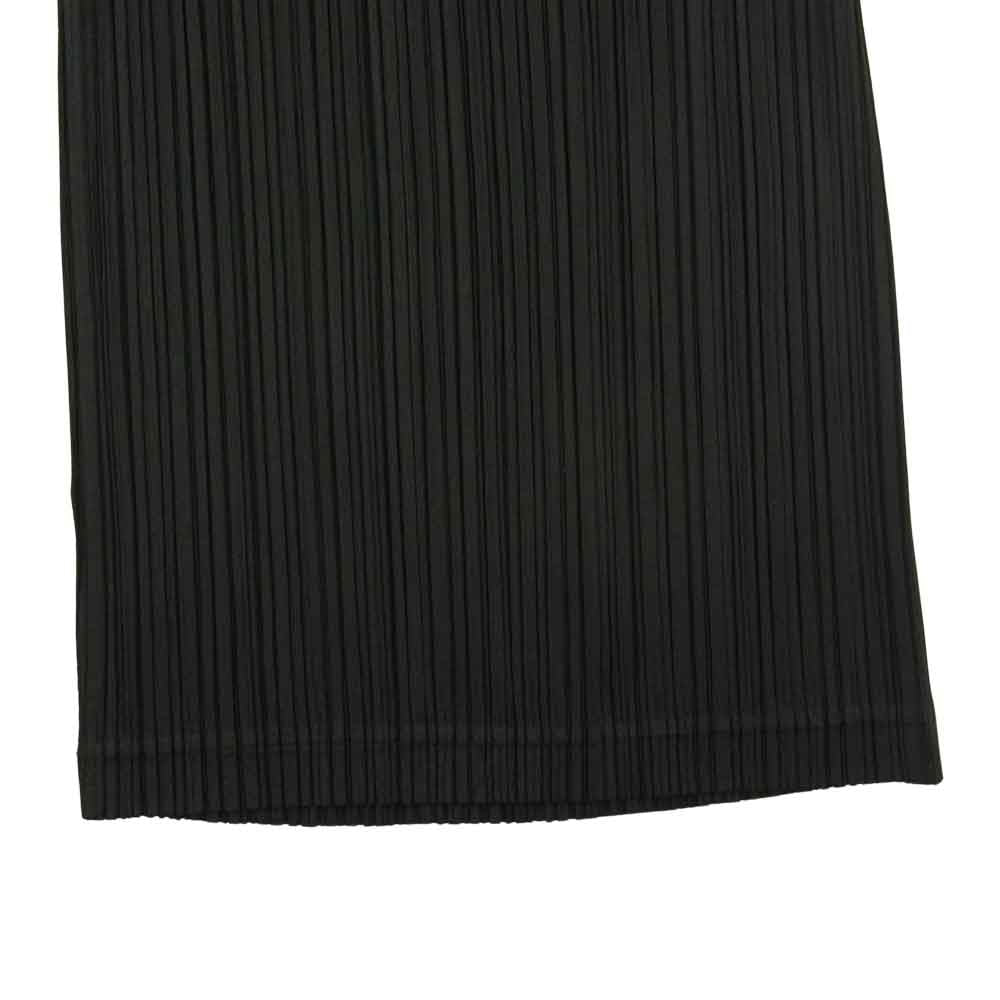 PLEATS PLEASE プリーツプリーズ イッセイミヤケ PP91-JF413 プリーツ加工 ワイド パンツ ブラック系 2【中古】