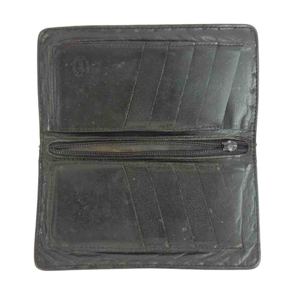 STARLIN GEAR スターリンギア 100year wallet クロコ レザー ウォレット ブラック系【中古】
