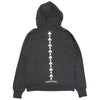 CHROME HEARTS クロムハーツ（原本無） 国内正規品 ダガージップ クロス プリント パーカー ダークグレー系 S【中古】