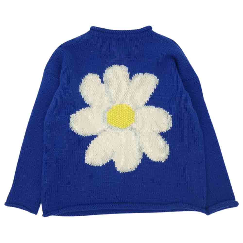 チャーチャー FLOWER フラワー ニット ブルー系 M【中古】