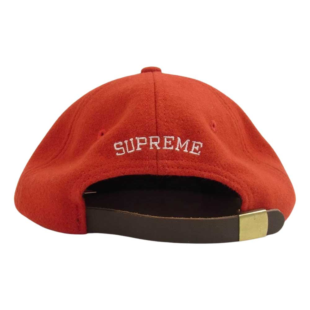 Supreme シュプリーム 15AW Wool S Logo 6-Panel Cap ウール Sロゴ 6パネル キャップ レッド系【中古】