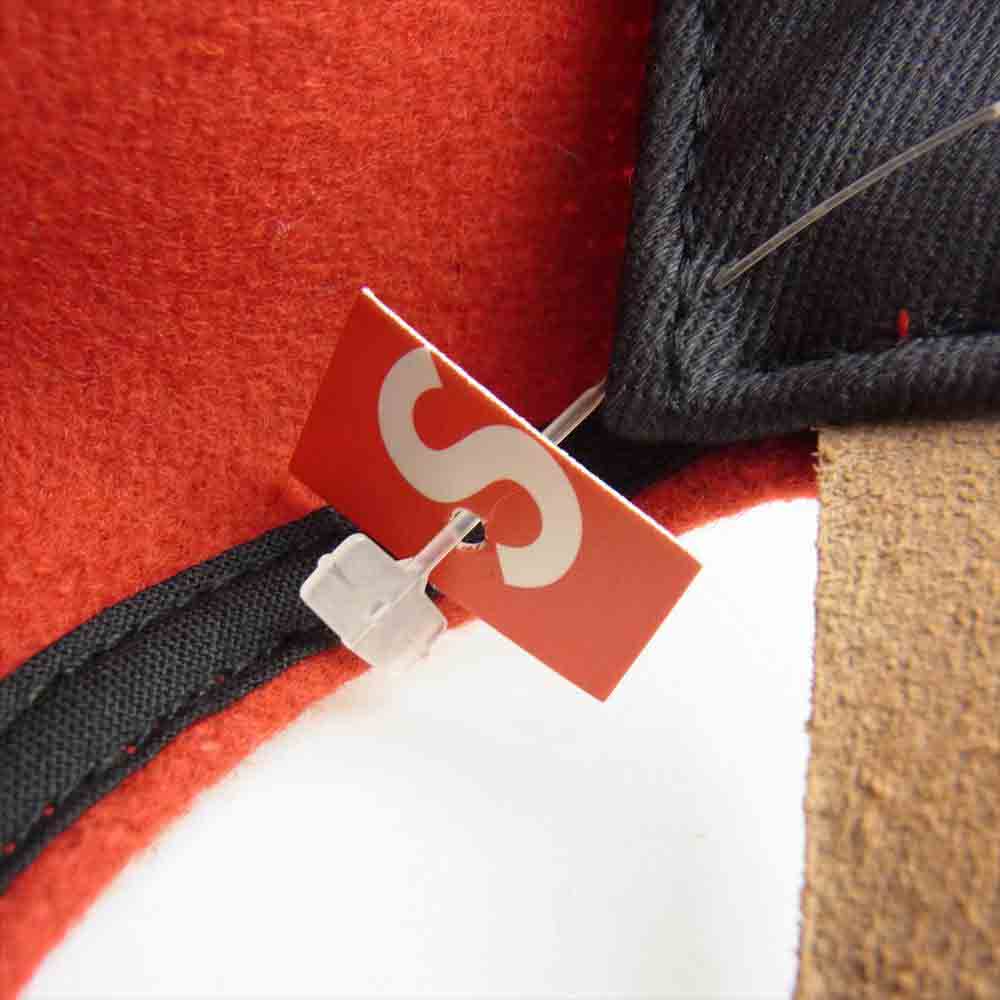 Supreme シュプリーム 15AW Wool S Logo 6-Panel Cap ウール Sロゴ 6パネル キャップ レッド系【中古】