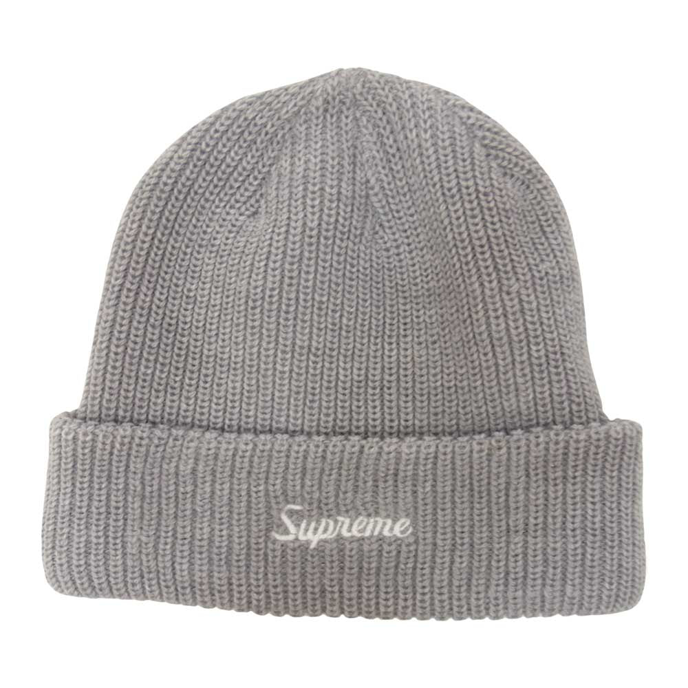 Supreme シュプリーム 18AW Loose Gauge Beanie ルーズ ゲージ ビーニー グレー系【中古】