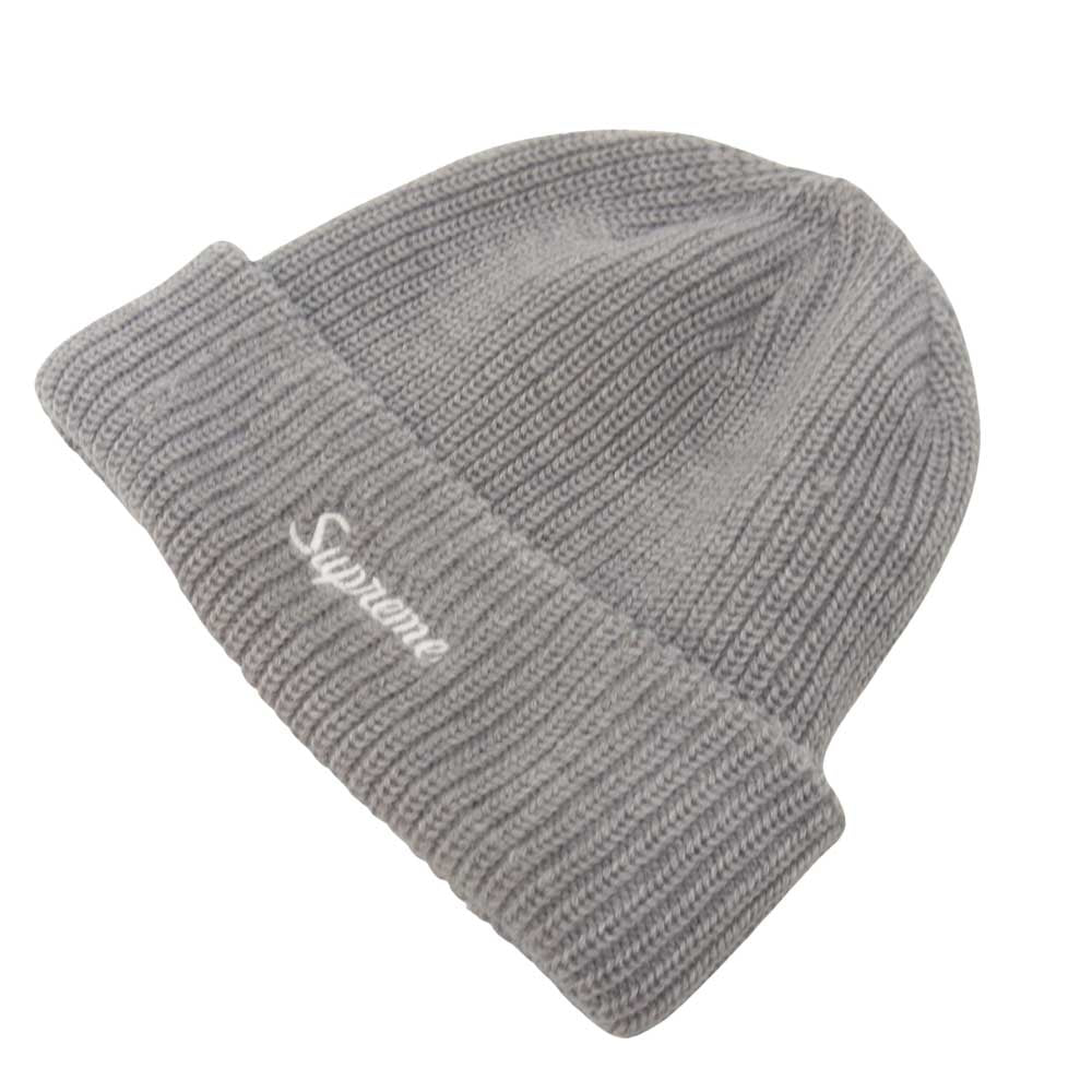 Supreme シュプリーム 18AW Loose Gauge Beanie ルーズ ゲージ ビーニー グレー系【中古】