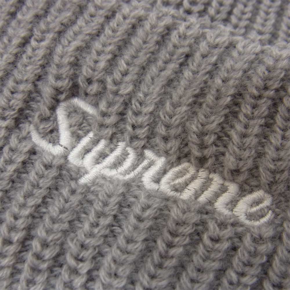 Supreme シュプリーム 18AW Loose Gauge Beanie ルーズ ゲージ ビーニー グレー系【中古】