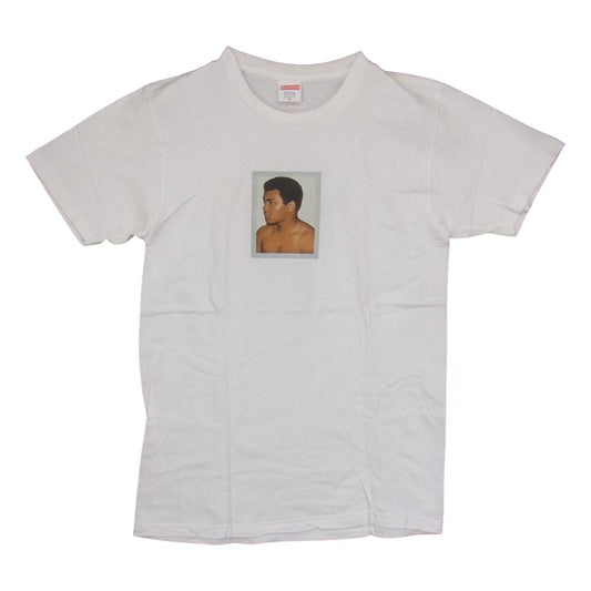 Supreme シュプリーム 16SS Ali Warhol モハメド アリ ウォーホル フォト 半袖 Tシャツ ホワイト ホワイト系 M【中古】