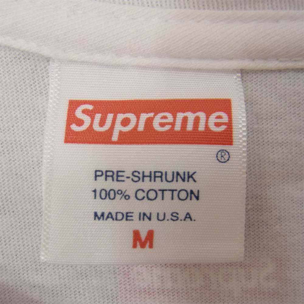 Supreme シュプリーム 16SS Ali Warhol モハメド アリ ウォーホル フォト 半袖 Tシャツ ホワイト ホワイト系 M【中古】