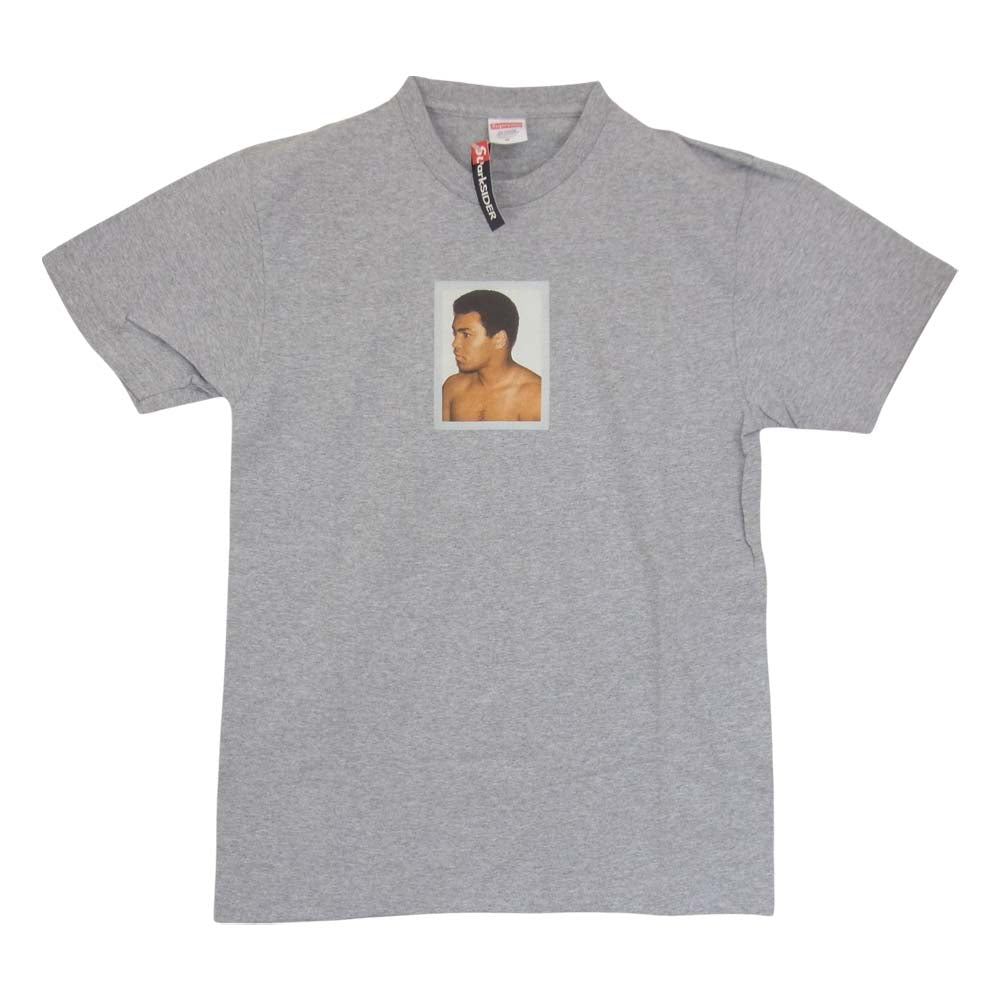 Supreme シュプリーム 16SS Ali Warhol モハメド アリ ウォーホル フォト 半袖 Tシャツ グレー グレー系 M【中古】