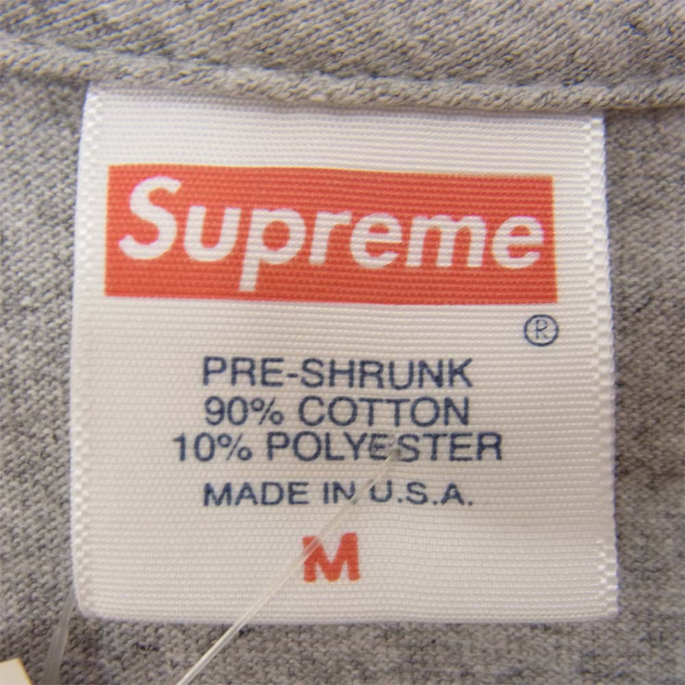 Supreme シュプリーム 16SS Ali Warhol モハメド アリ ウォーホル フォト 半袖 Tシャツ グレー グレー系 M【中古】