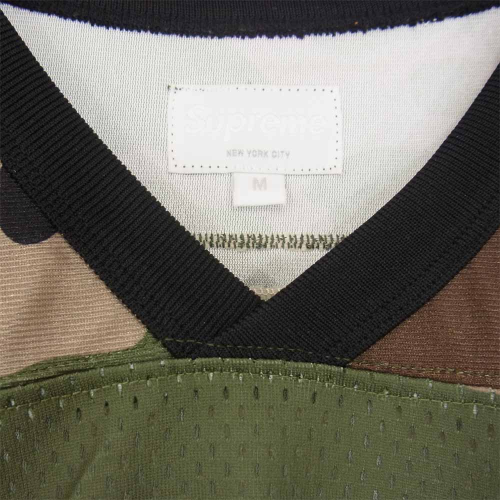 Supreme シュプリーム 14SS Championship Football Top チャンピオンシップ フットボール メッシュ トップ 半袖 カーキ系 M【中古】
