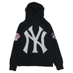 Supreme シュプリーム 15SS New York Yankees Hooded Sweatshirt ニューヨークヤンキース フーデッド スウェット シャツ プルオーバーパーカー ブラック系 M【中古】