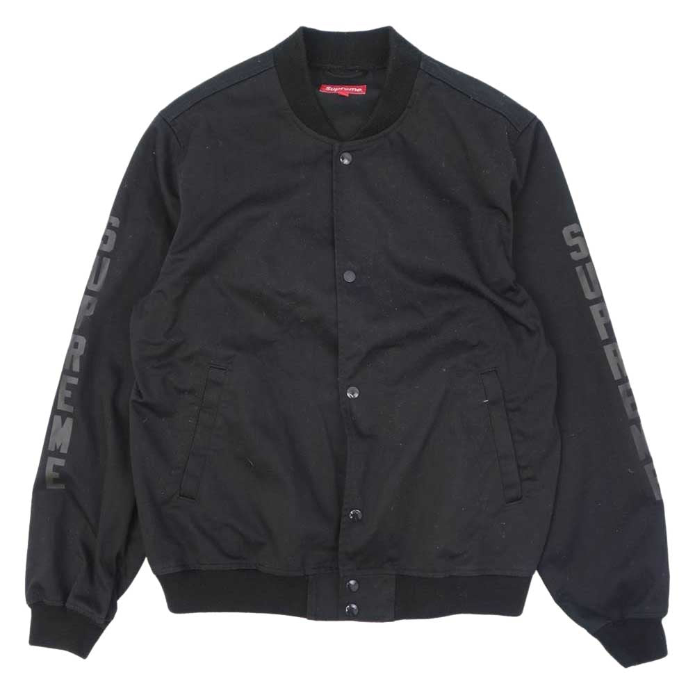 Supreme シュプリーム 16SS × ANTI HERO アンタイ ヒーロー Bomber Jacket ボンバージャケット ブルゾン ブラック系 L【中古】