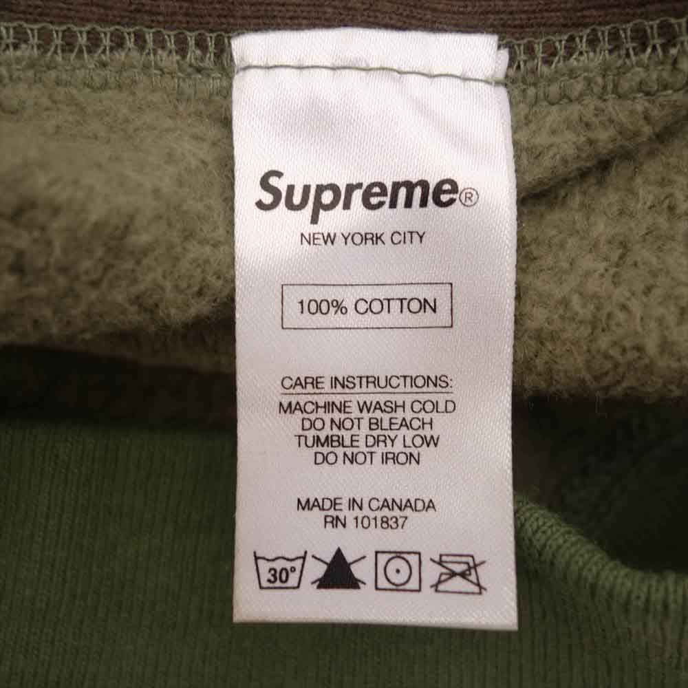 Supreme シュプリーム 15AW Box Logo Crewneck Woodland Camo ボックスロゴ クルーネック スウェット トレーナー グリーン系 M【中古】