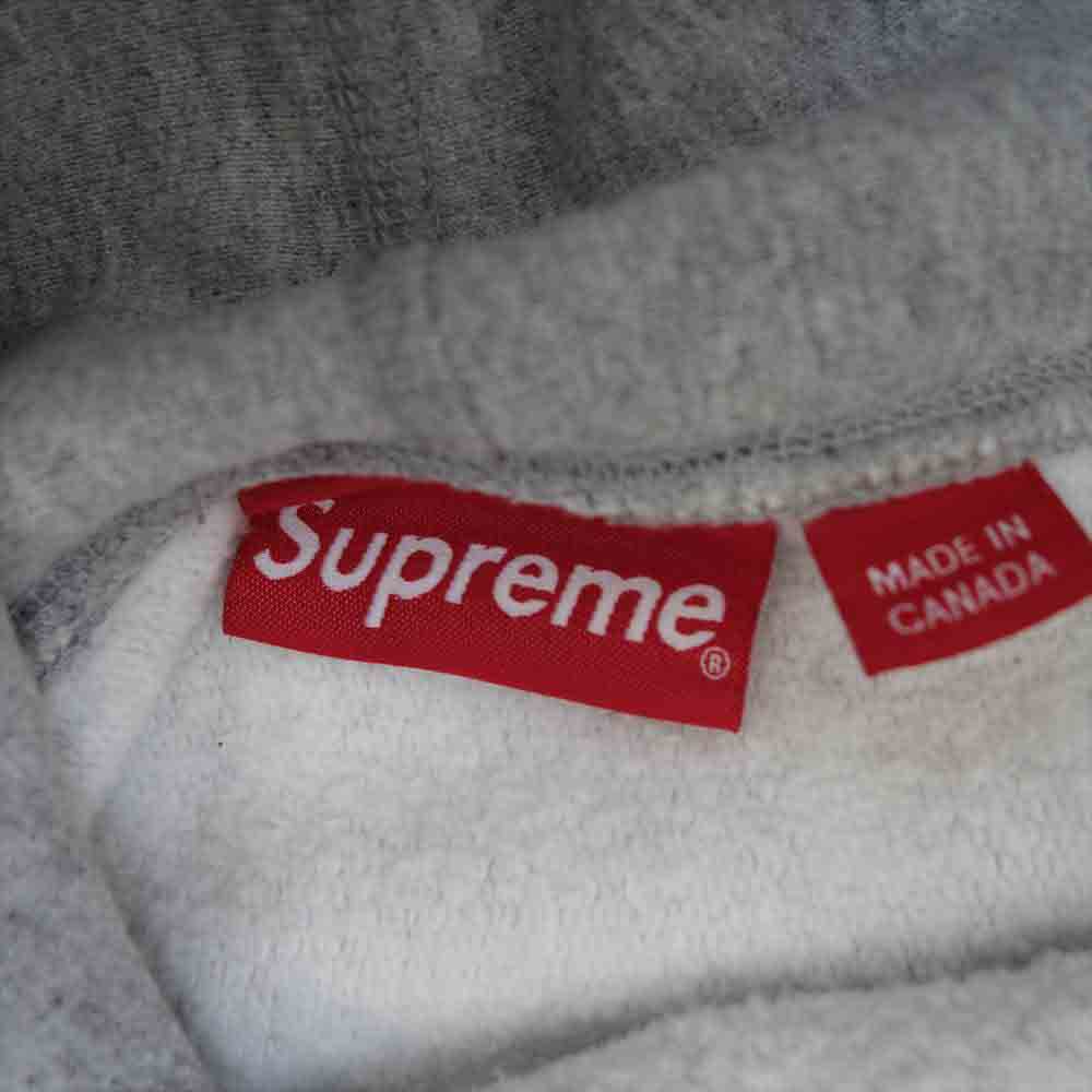 Supreme シュプリーム 16AW Box Logo Hooded Sweatshirt ボックスロゴ フーデッド スウェット シャツ プルオーバーパーカー グレー系 L【中古】