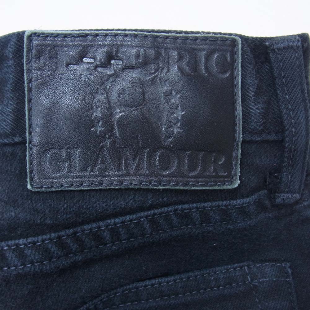 HYSTERIC GLAMOUR ヒステリックグラマー スタッズ デニム スキニー パンツ ブラック系 31【中古】
