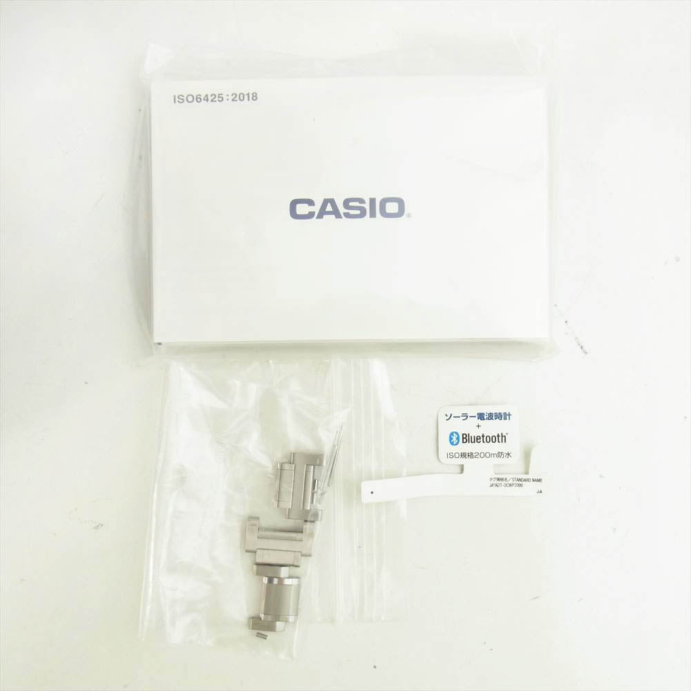 CASIO OCEANUS カシオ オシアナス OCW-P2000D-2AJF CACHALOT カシャロ Bluetooth搭載 電波ソーラー ダイビングログ 腕時計 ウォッチ ブルー系【極上美品】【中古】