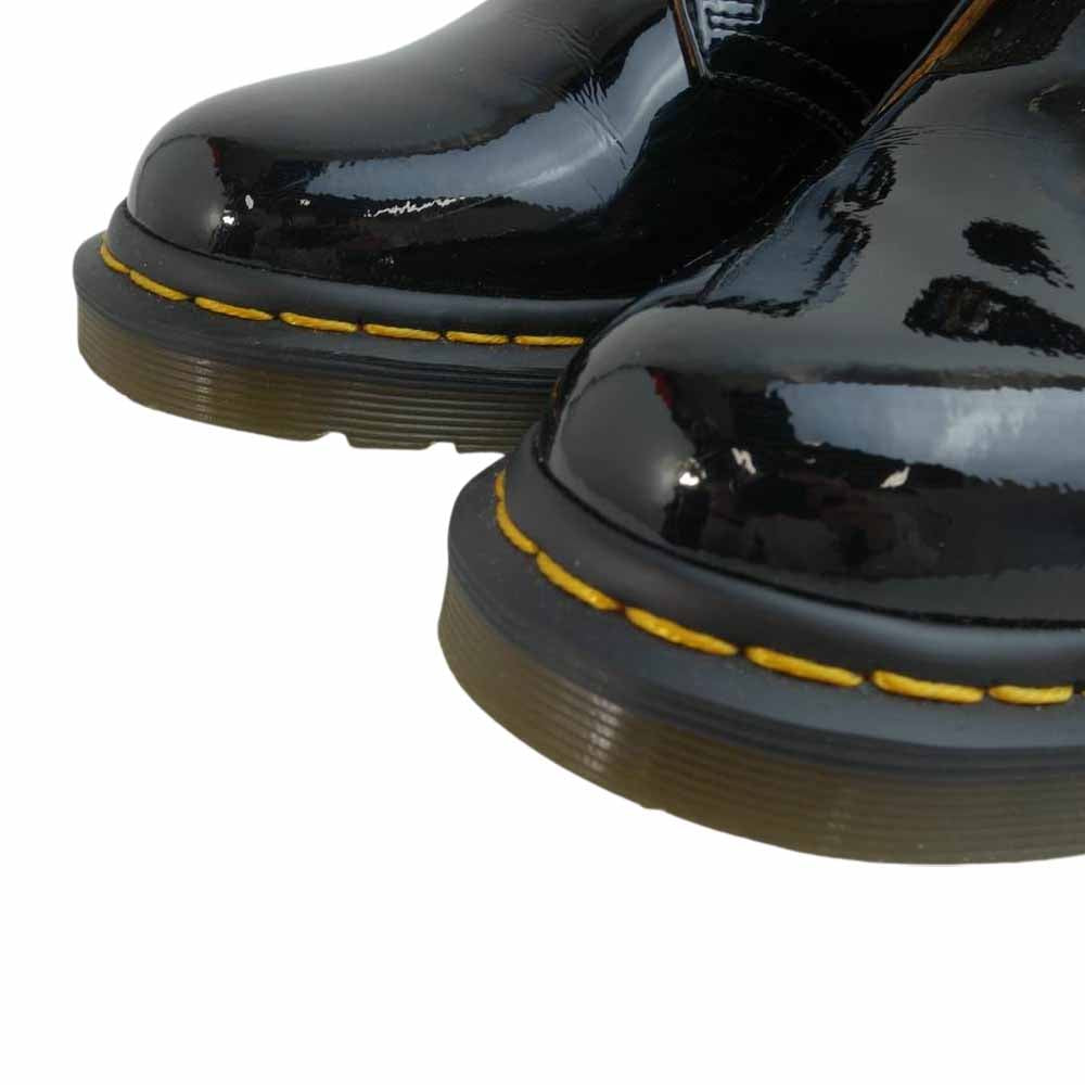 Dr.Martens ドクターマーチン 1461 W 3EYES 3ホール エナメル シューズ ブラック系 UK 5【美品】【中古】