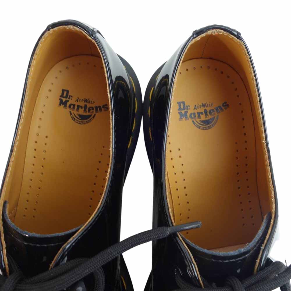 Dr.Martens ドクターマーチン 1461 W 3EYES 3ホール エナメル シューズ ブラック系 UK 5【美品】【中古】