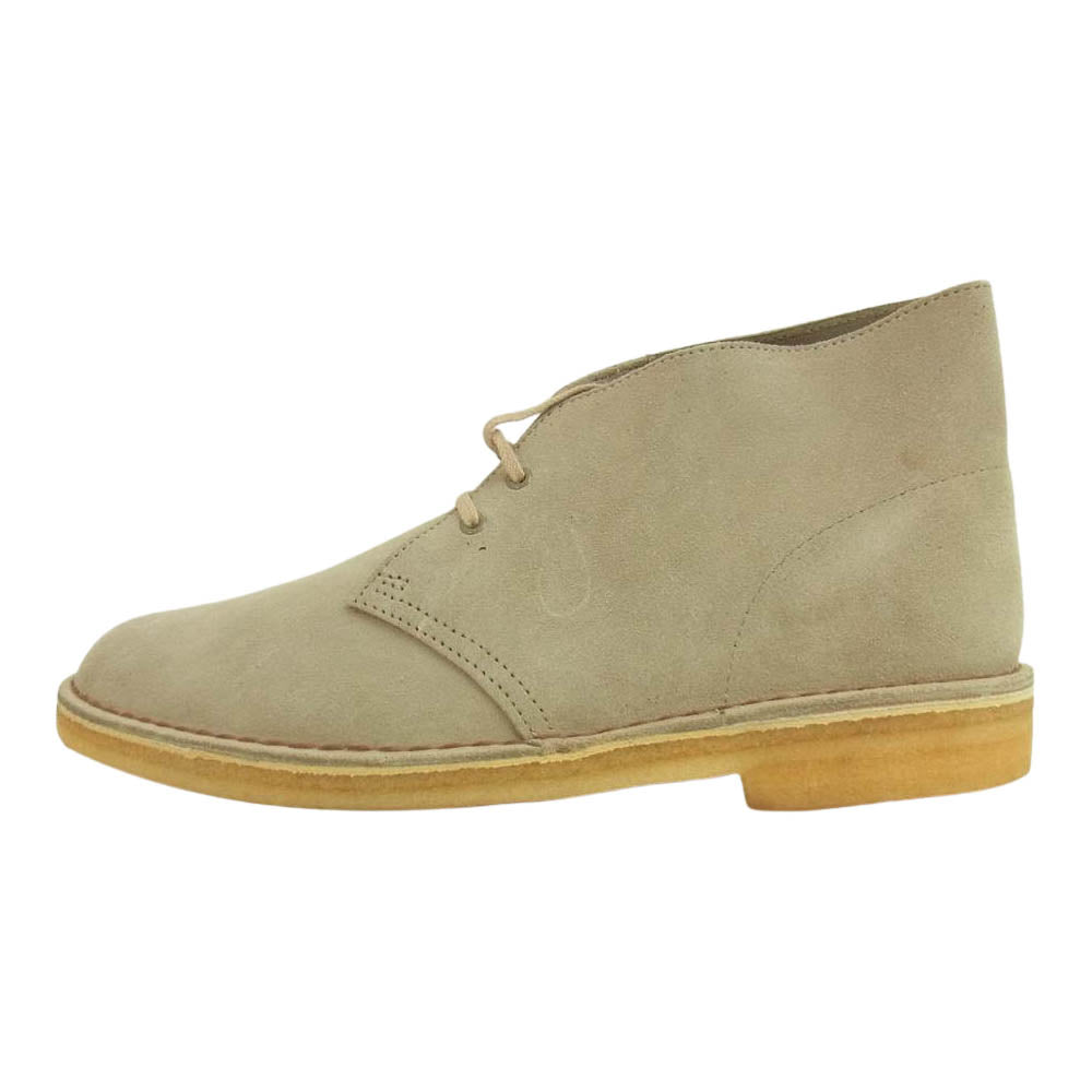 Clarks クラークス Desert Boot デザートブーツ Sand サンドスエード レザー ベージュ系 US9.5【新古品】【未使用】【中古】