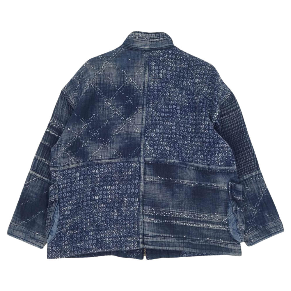 PORTER CLASSIC ポータークラシック 20SS PC KOGIN ZIP UP JACKET こぎん ジップアップ ジャケット インディゴブルー系 2【中古】