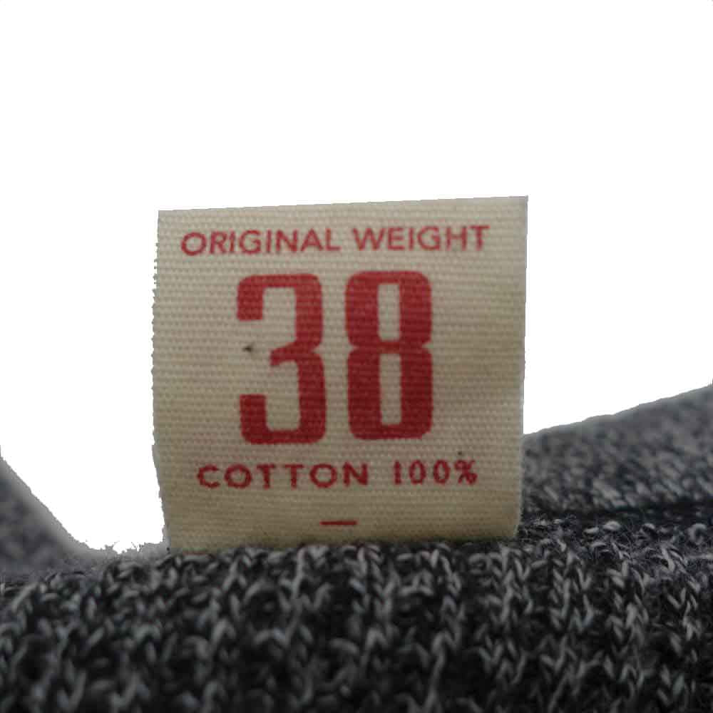 The REAL McCOY'S ザリアルマッコイズ MC18121  JOE McCOY HEATHER WAFFLE THERMAL L/S ヘザーワッフル サーマルシャツ 長袖Tシャツ グレー系 38【美品】【中古】