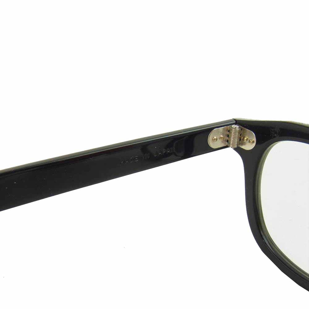 ハーマンオプティカル WALLIS ワリス 度無レンズ 眼鏡 ブラック系【極上美品】【中古】