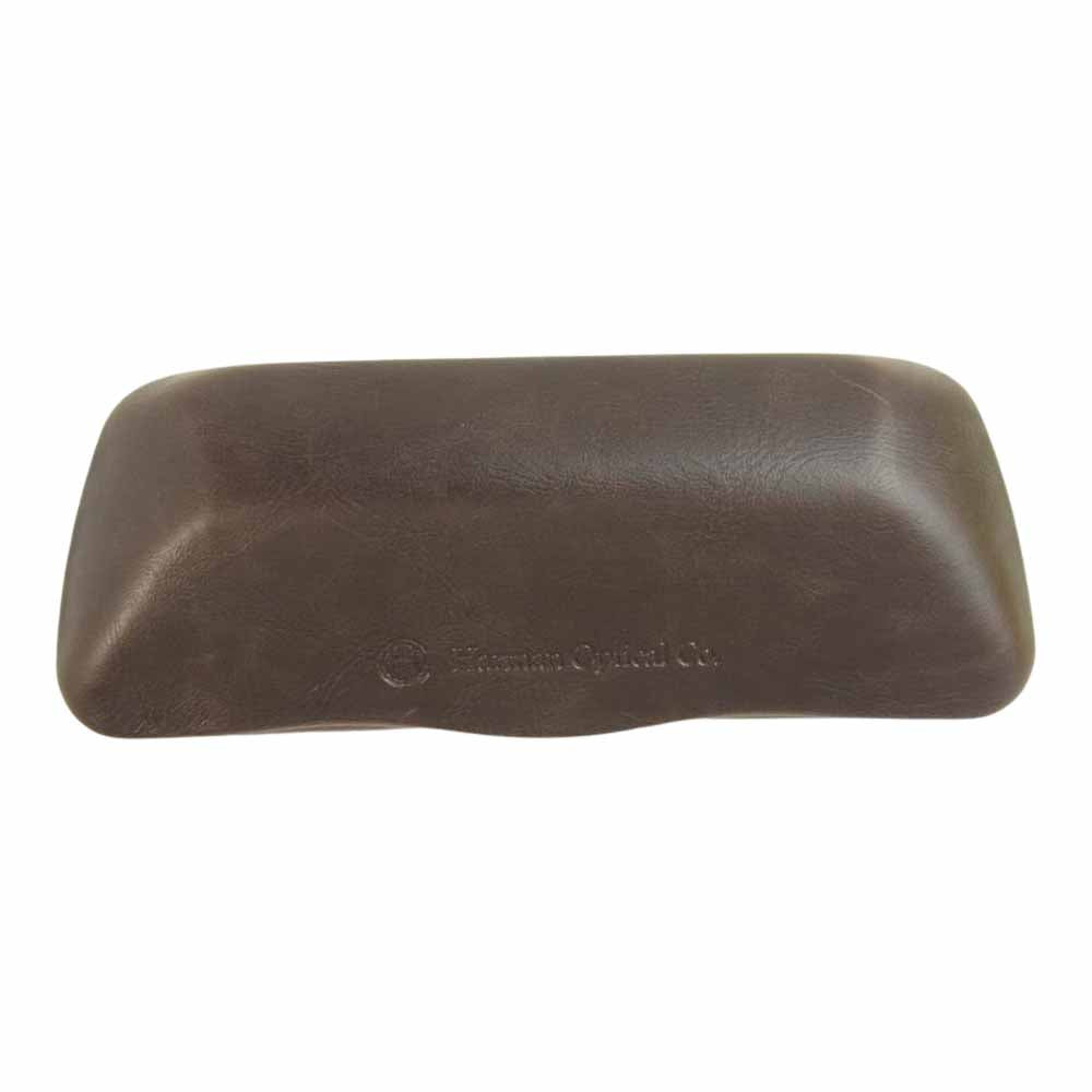 ハーマンオプティカル WALLIS ワリス 度無レンズ 眼鏡 ブラック系【極上美品】【中古】