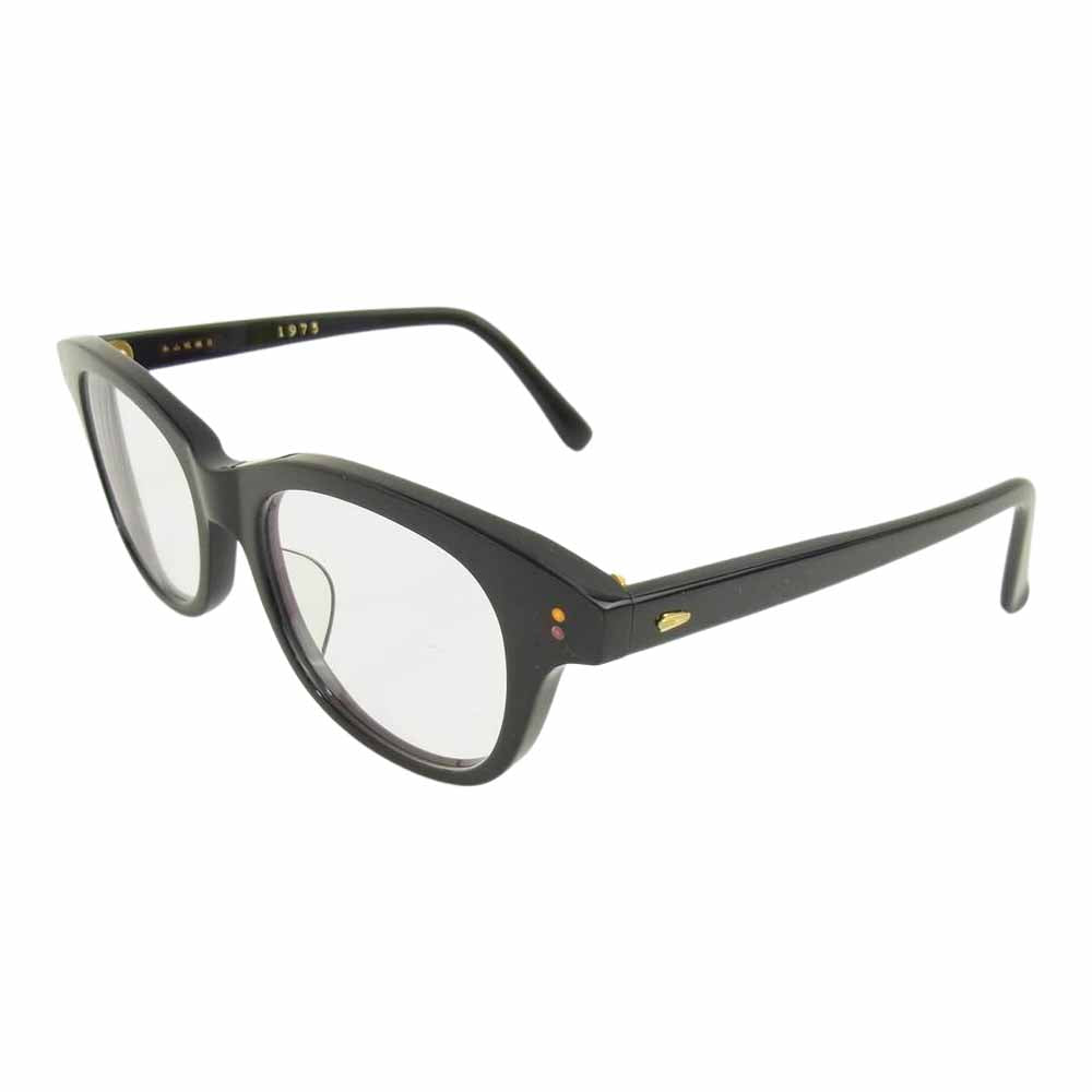 白山眼鏡 HANK ハンク 度入り レンズ 眼鏡 ブラック系【極上美品】【中古】 - Main Image