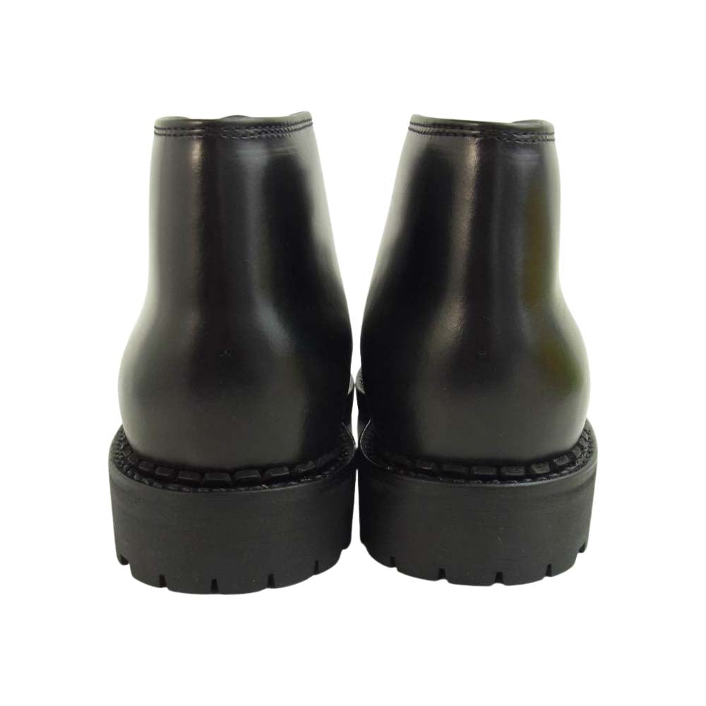 安藤製靴 250 クロム エクセル チャッカブーツ ブラック系 25 1/2【極上美品】【中古】