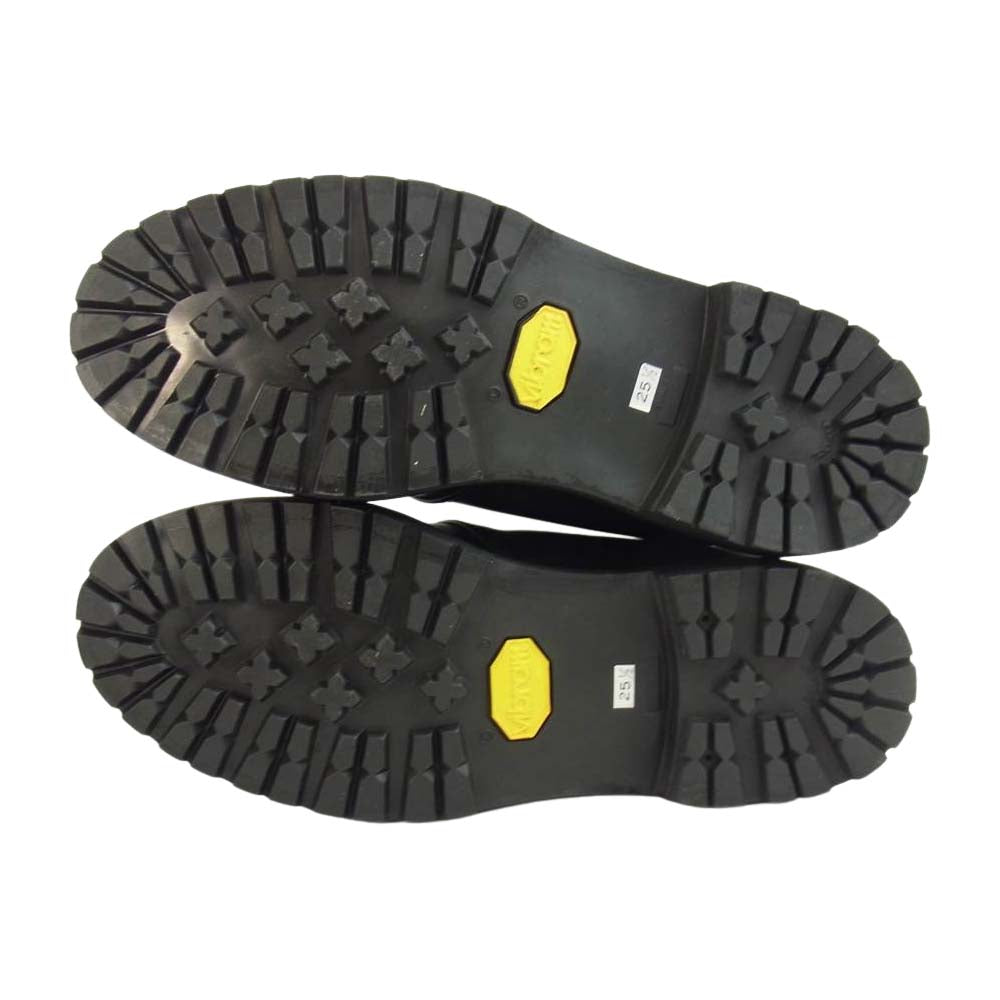 安藤製靴 250 クロム エクセル チャッカブーツ ブラック系 25 1/2【極上美品】【中古】