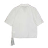 OFF-WHITE オフホワイト OWGA071F21FAB0050100 Bowling Shirt ボウリング 半袖 シャツ ホワイト系 38【新古品】【未使用】【中古】