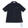 OFF-WHITE オフホワイト OMGA196C99FAB0011001 OW LOGO HOLIDAY SHIRT ボウリング 半袖 シャツ ブラック系 S【新古品】【未使用】【中古】