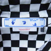 OFF-WHITE オフホワイト 22SS OMGA216S22FAB0021001 Checkerboard Print short-sleeve Shirt ブラック系 ホワイト系 S【新古品】【未使用】【中古】