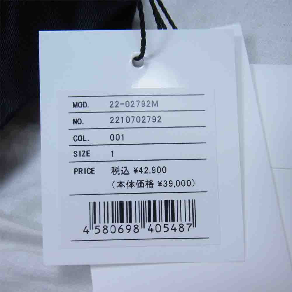 Sacai サカイ 22SS 22-02792M Cotton Twill Bowling Shirt コットン ツイル ボウリング 半袖 シャツ ブラック系 1【極上美品】【中古】
