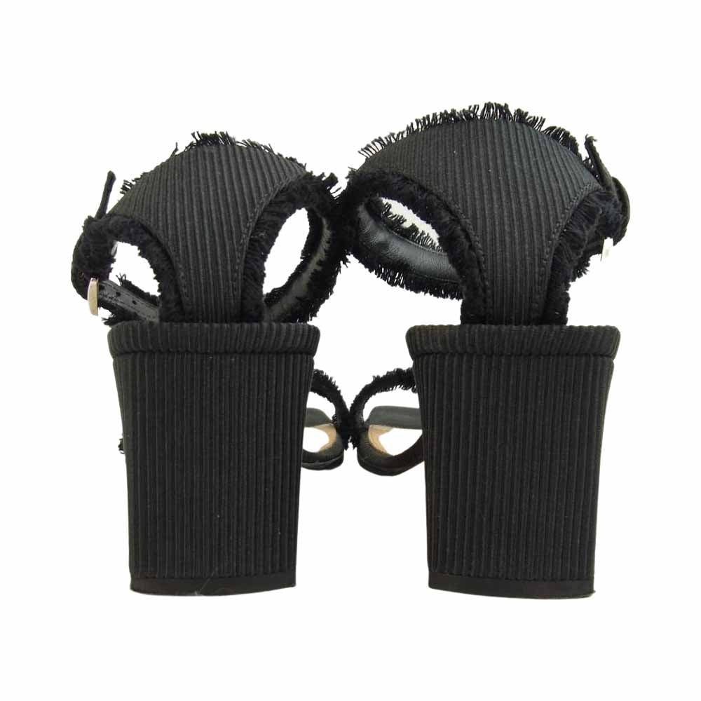 セルジオ ロッジ ストラップ サンダル ブラック系 36【中古】