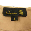 Drawer ドゥロワー コットン ニット ベスト ベージュ系 1【中古】
