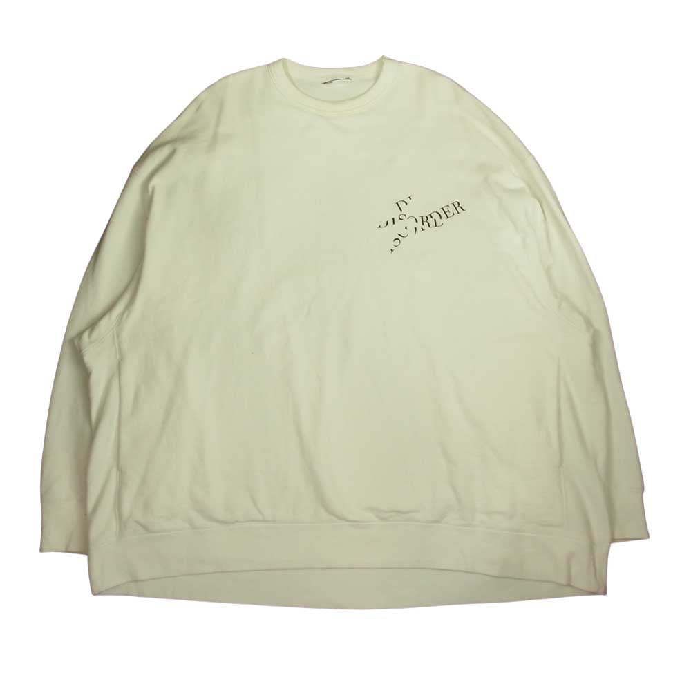 LAD MUSICIAN ラッドミュージシャン 19AW 2219-608 SUPER BIG PULLOVER スーパービッグ スウェット トレーナー ホワイト系【中古】