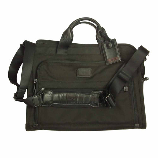 TUMI トゥミ 26110DH スリム デラックス ボート フォリオ 2way ブリーフ ケース  ブラック系【中古】