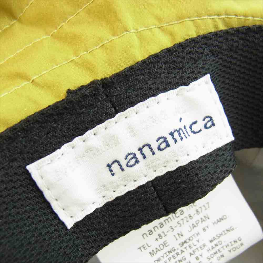 素材ナイロンnanamica ナナミカ GORE-TEXハット SUPS036 F イエロー